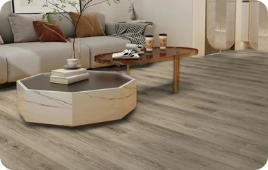 Ambiente com piso instalado